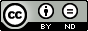 Creative Commons BY, ND icon